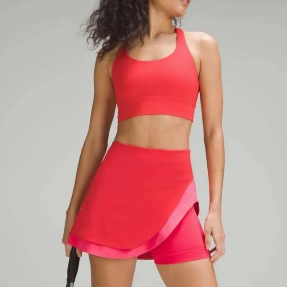 Lululemon Athletica Asymmetrical Layered High Rise Tennis Skirt - Picture 2 of 3